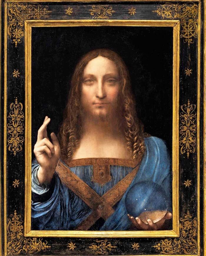 «Спаситель мира» Леонардо да Винчи 