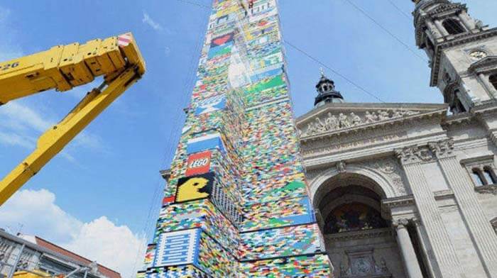 Самая высокая башня из LEGO
