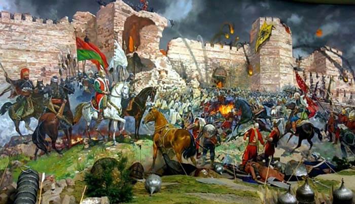 Падение Константинополя в 1453 году