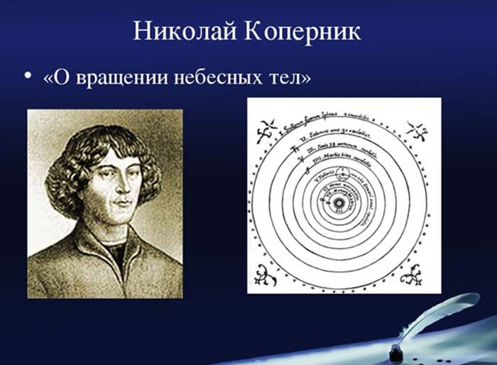 Коперник «О вращении небесных сфер»